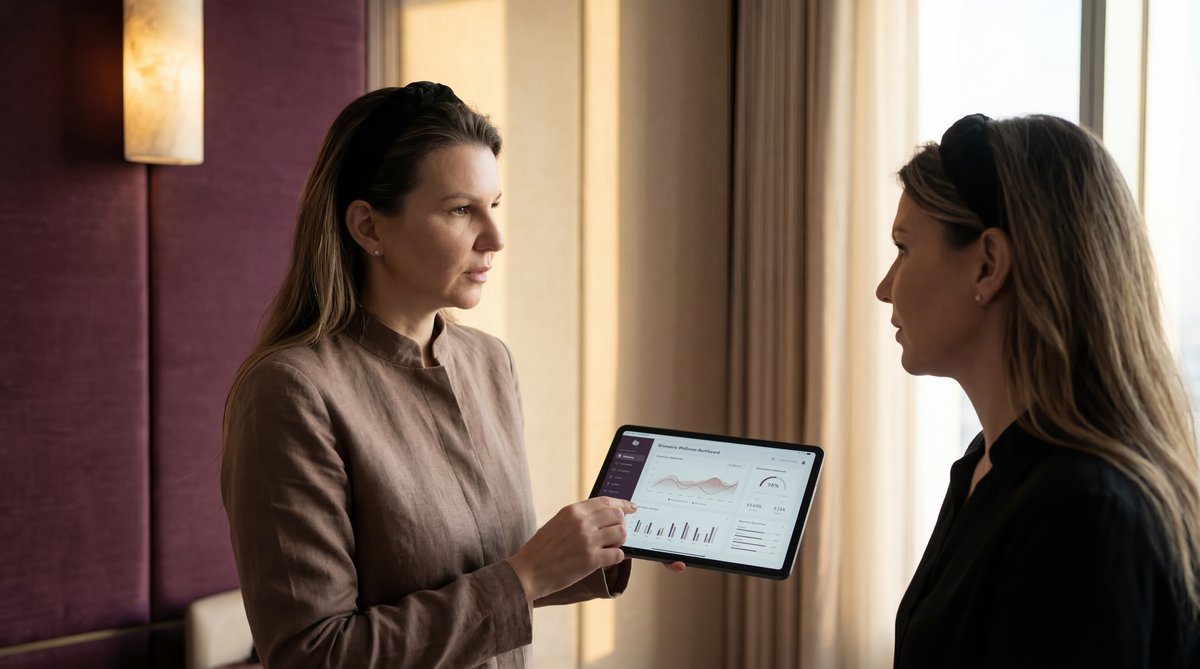 Abstract digital illustration representing balanced body systems and chronic disease management.