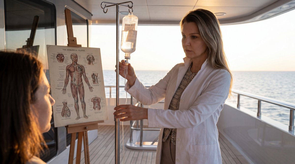 Doctor and patient in a friendly consultation