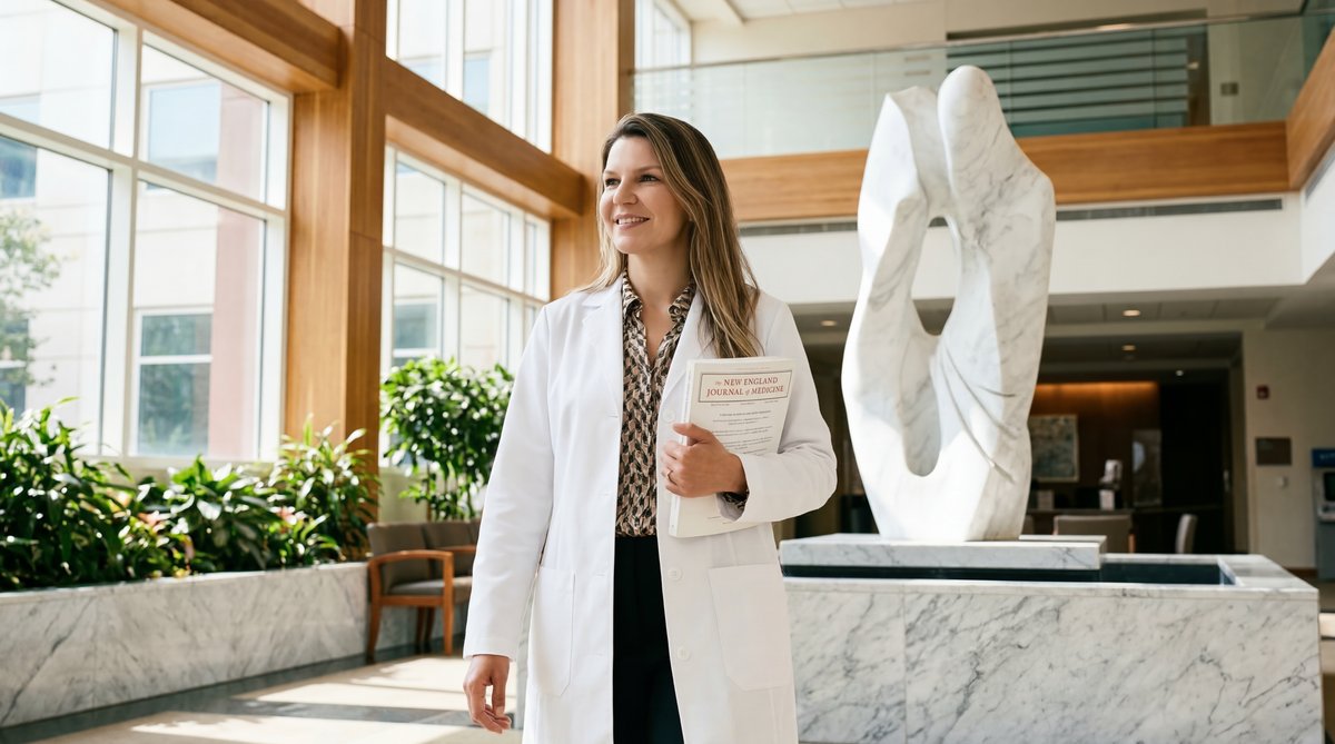 Medical illustration representing preventive care with a stethoscope, blood pressure cuff, and healthy foods.